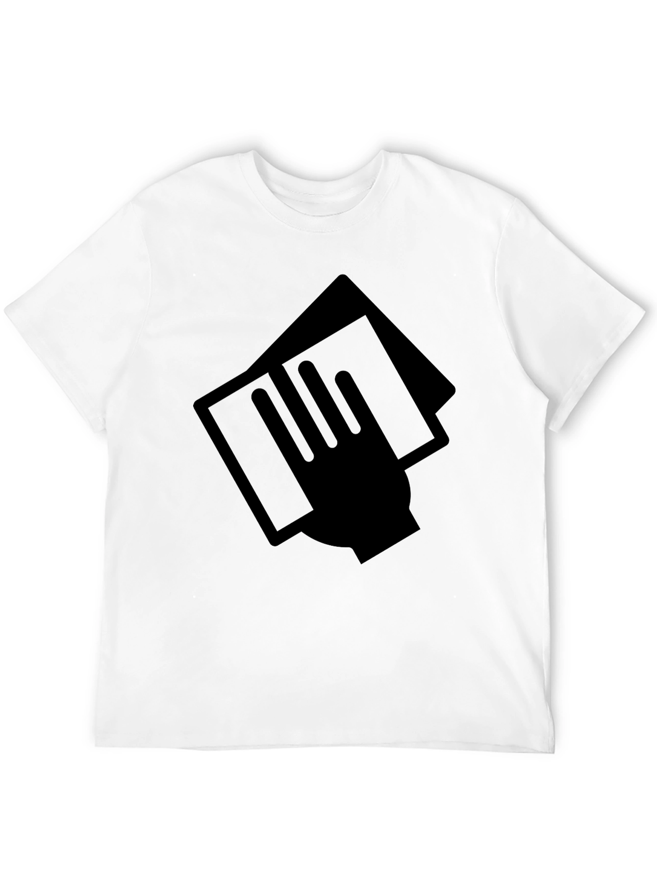Modern Graphic Black T-Shirt