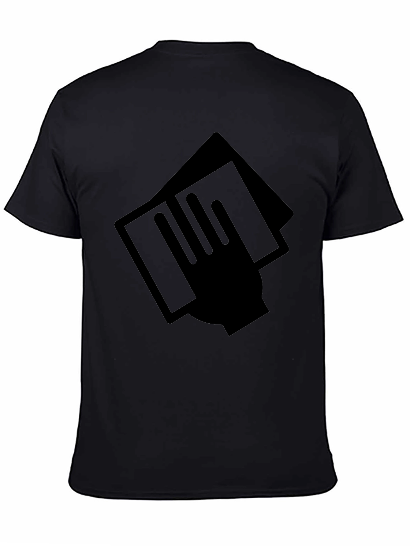 Modern Graphic Black T-Shirt