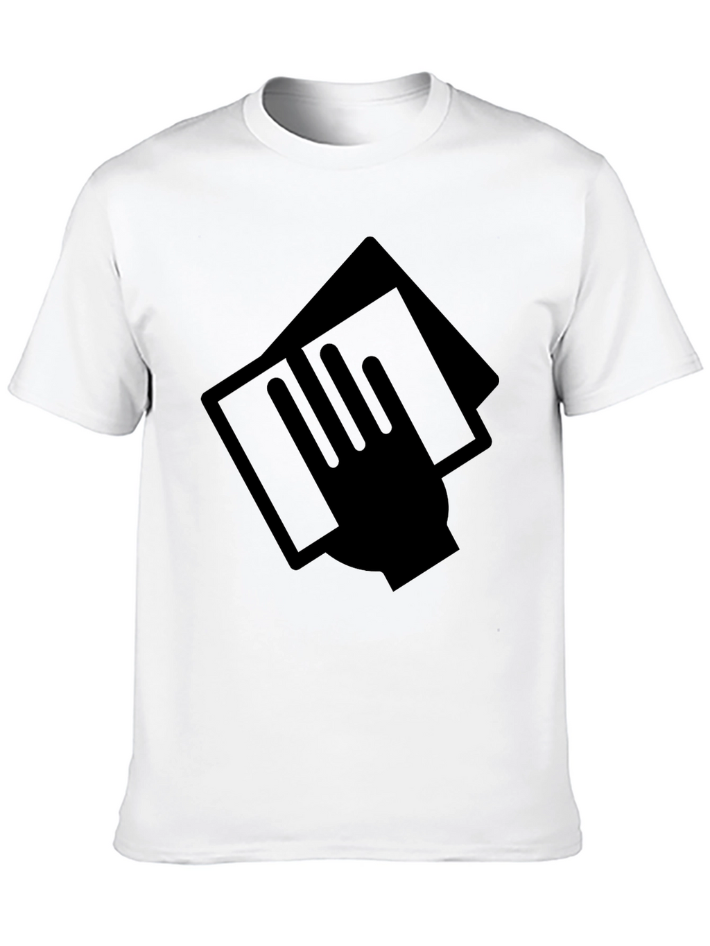 Modern Graphic Black T-Shirt