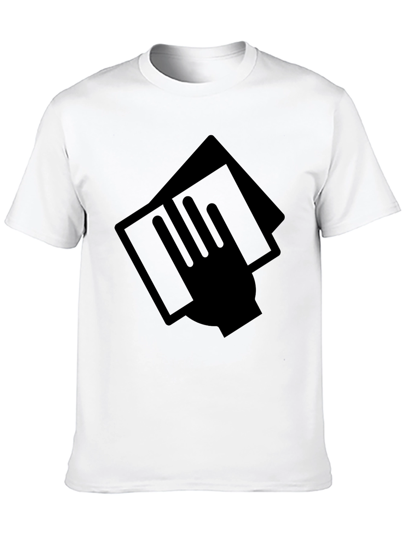 Modern Graphic Black T-Shirt