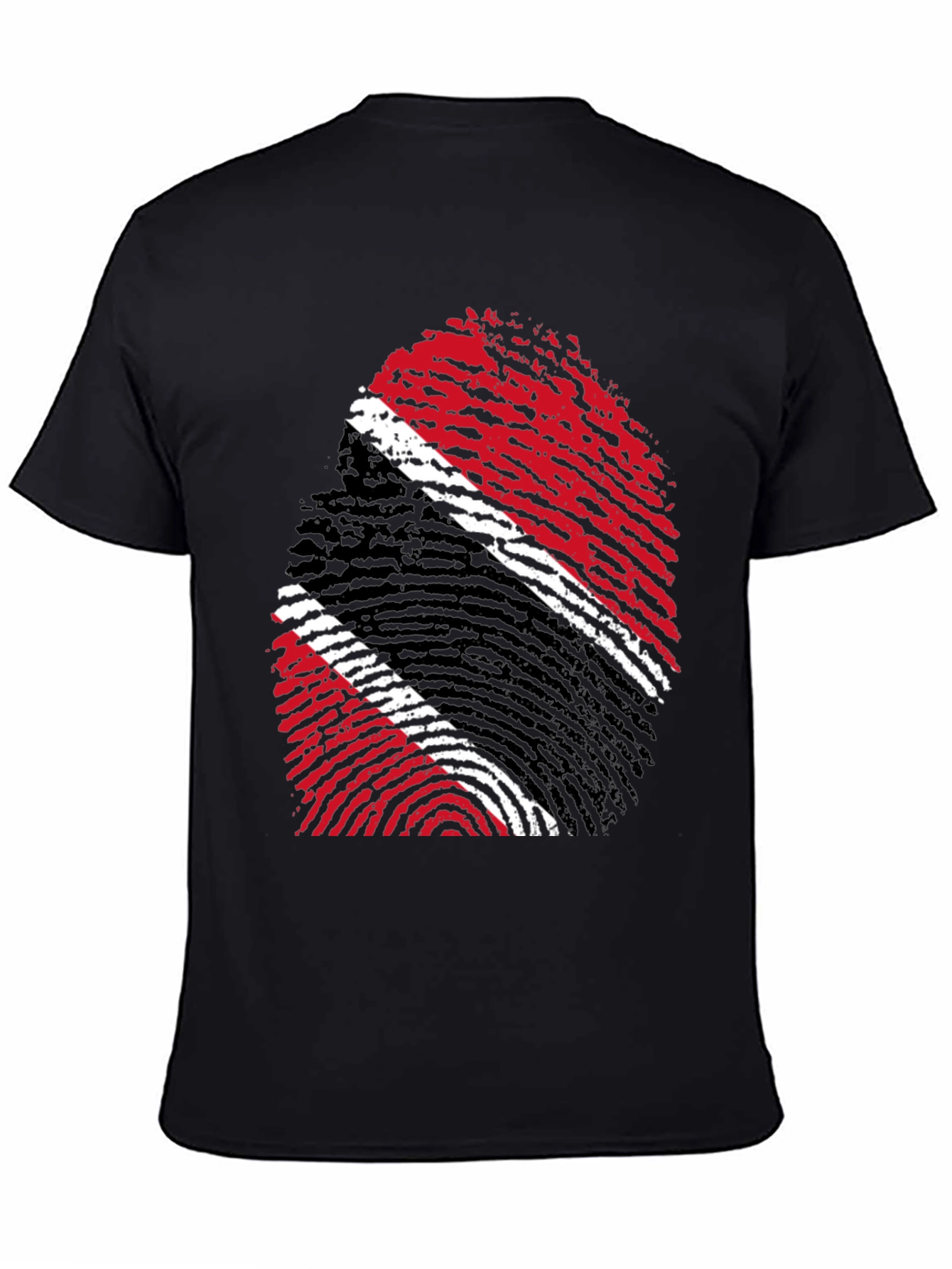 Trinidad & Tobago Flag Fingerprint T-Shirt