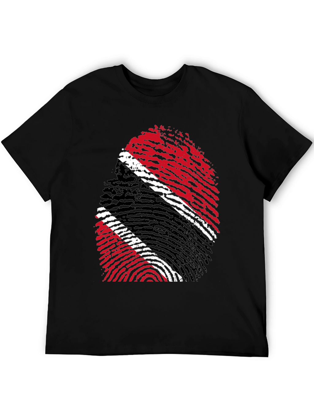 Trinidad & Tobago Flag Fingerprint T-Shirt