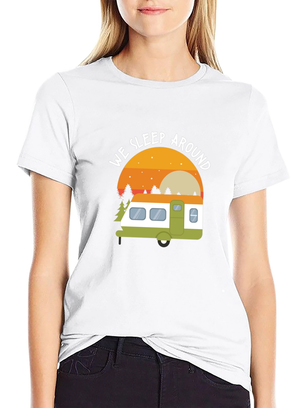 We Sleep Around Camping T-Shirt
