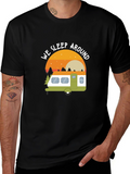 We Sleep Around Camping T-Shirt
