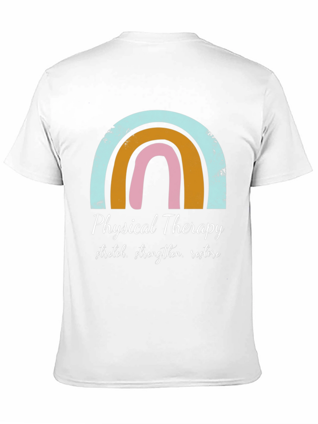 Physical Therapy Rainbow Graphic Tee