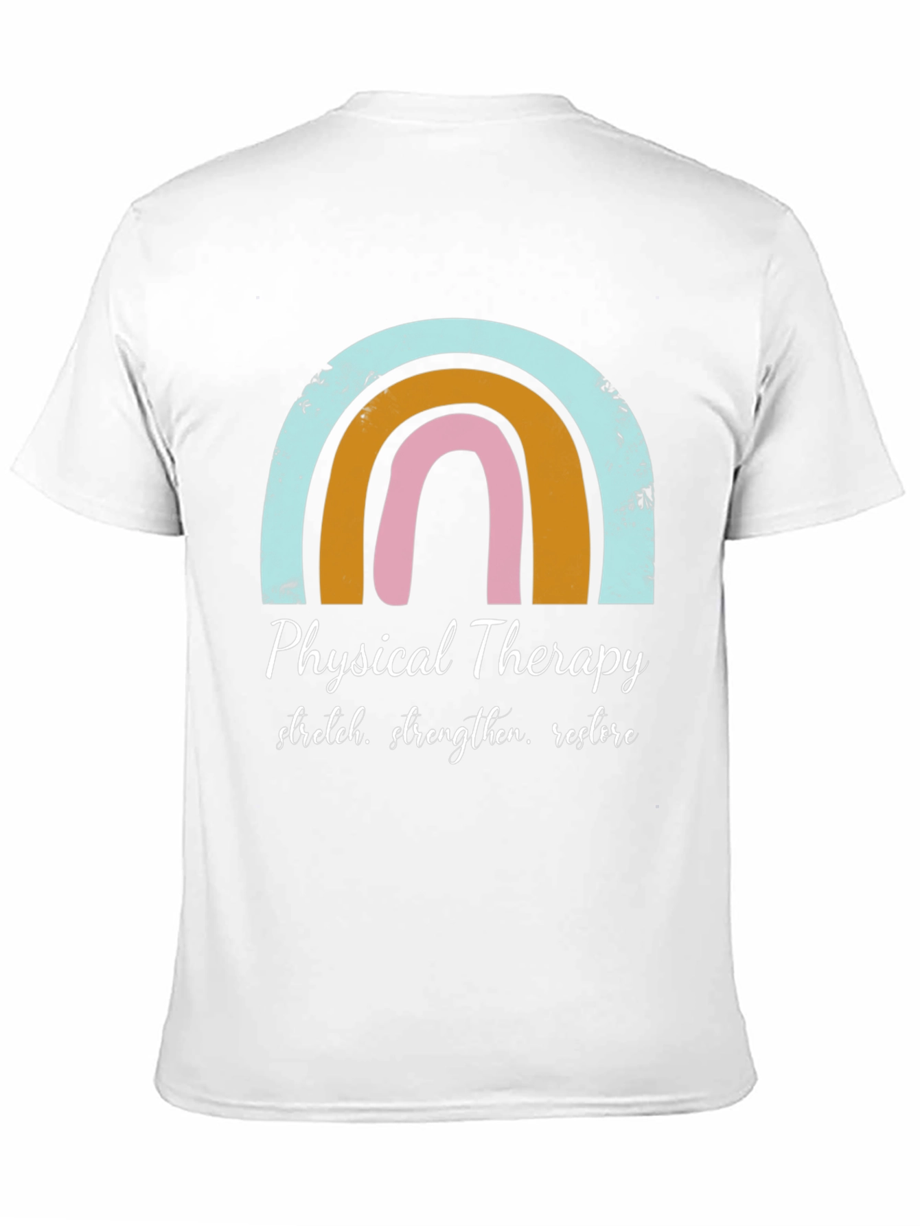 Physical Therapy Rainbow Graphic Tee