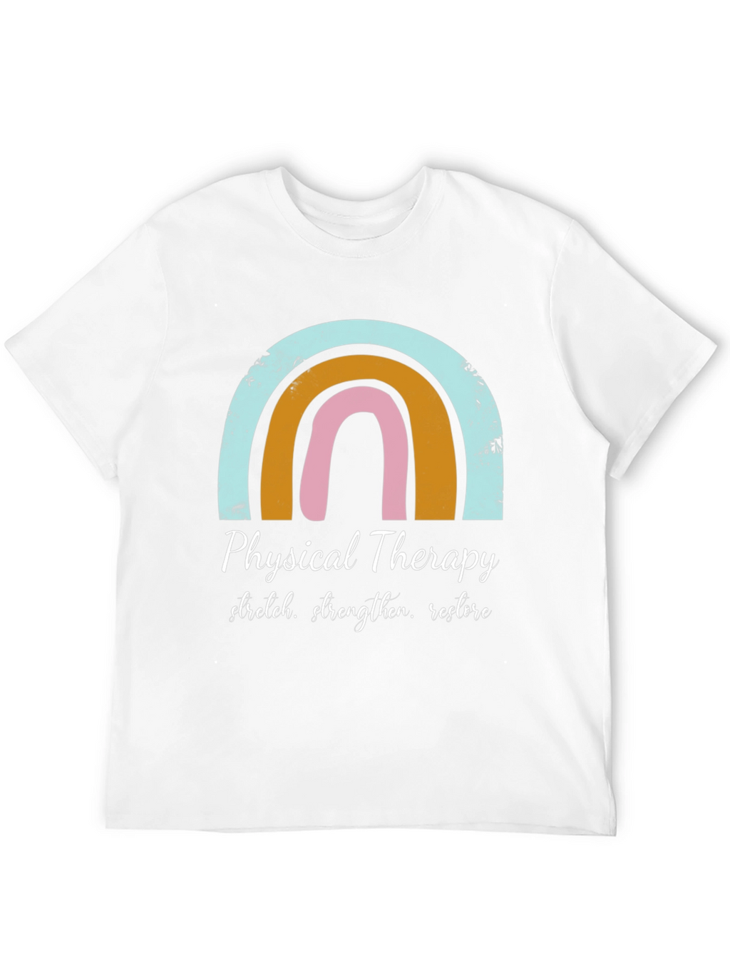 Physical Therapy Rainbow Graphic Tee