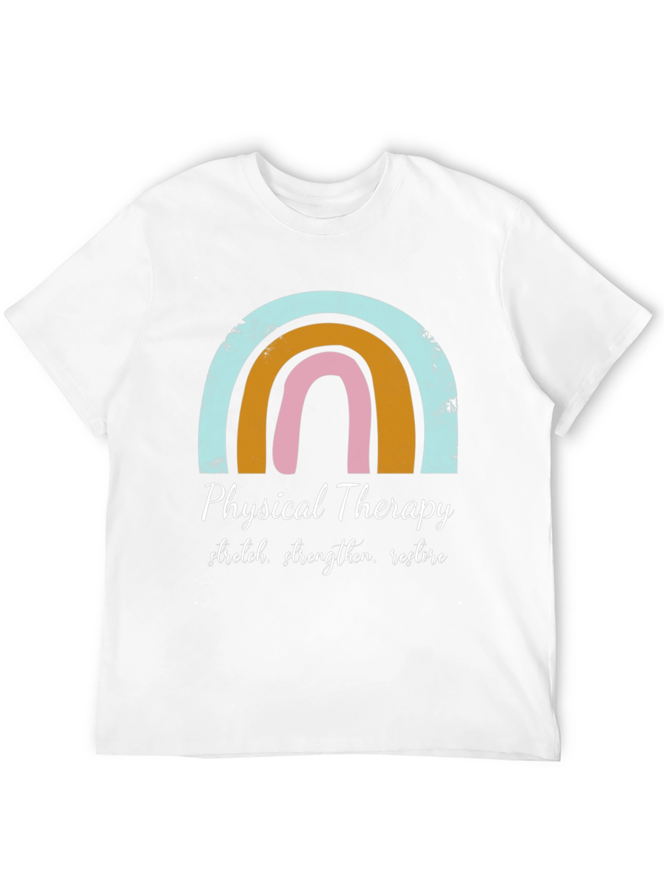 Physical Therapy Rainbow Graphic Tee