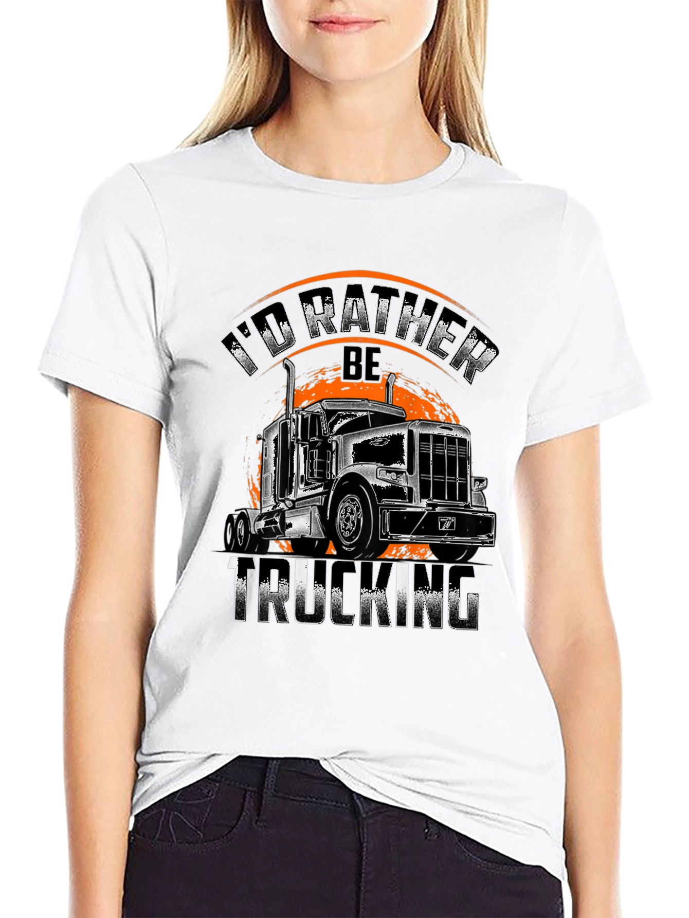 Trucking T-Shirt - Id Rather Be Trucking!