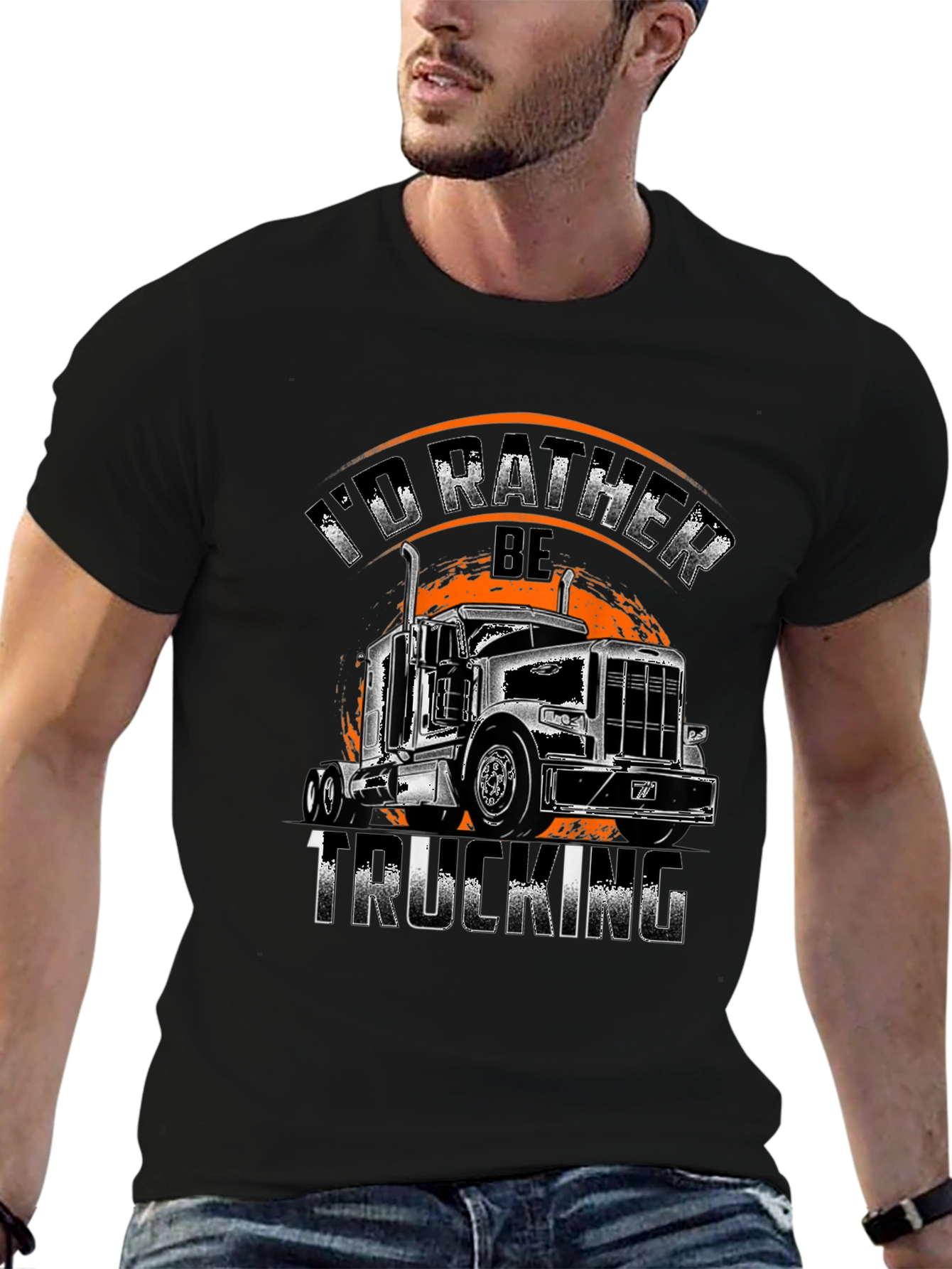 Trucking T-Shirt - Id Rather Be Trucking!