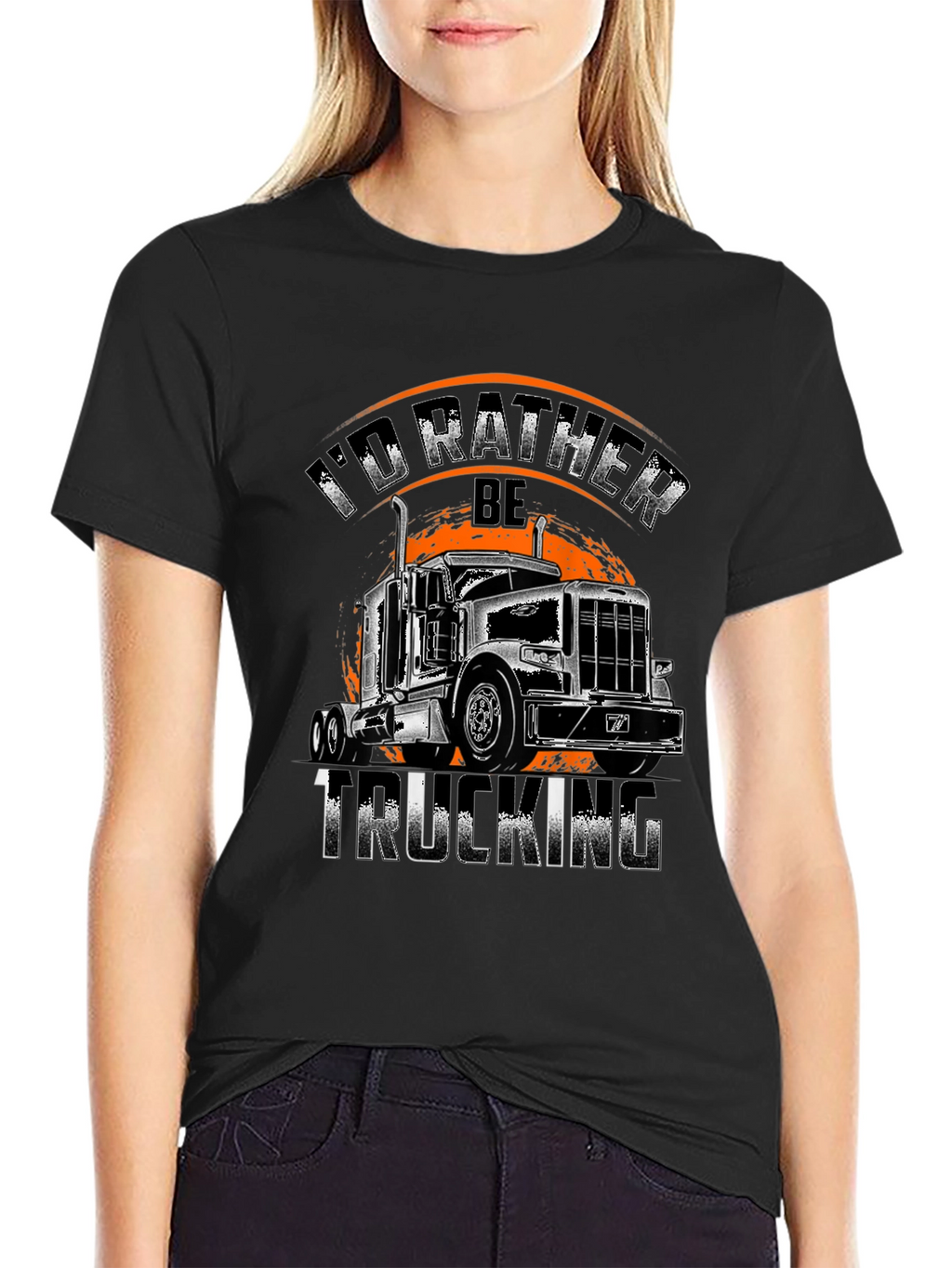 Trucking T-Shirt - Id Rather Be Trucking!