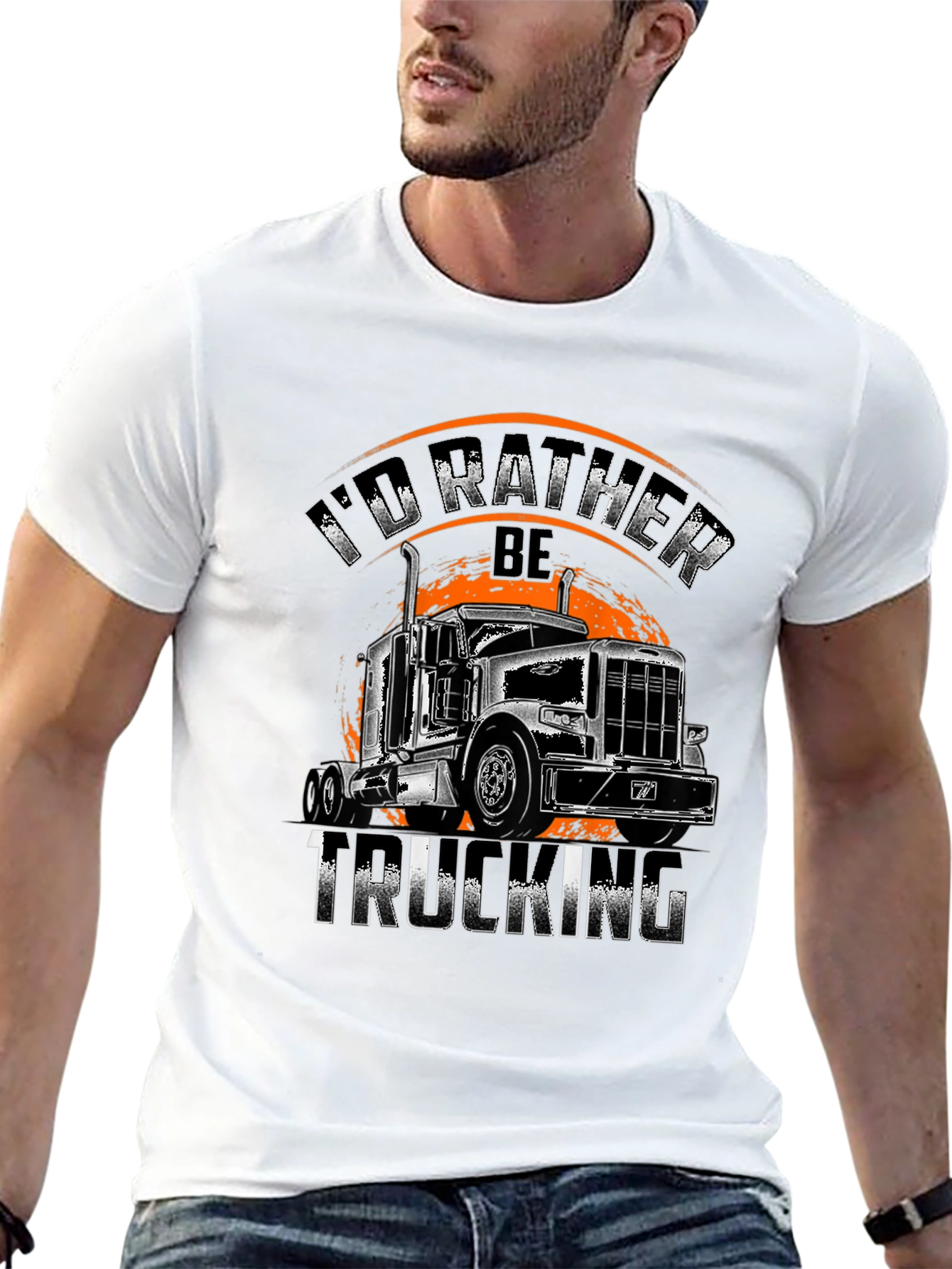 Trucking T-Shirt - Id Rather Be Trucking!