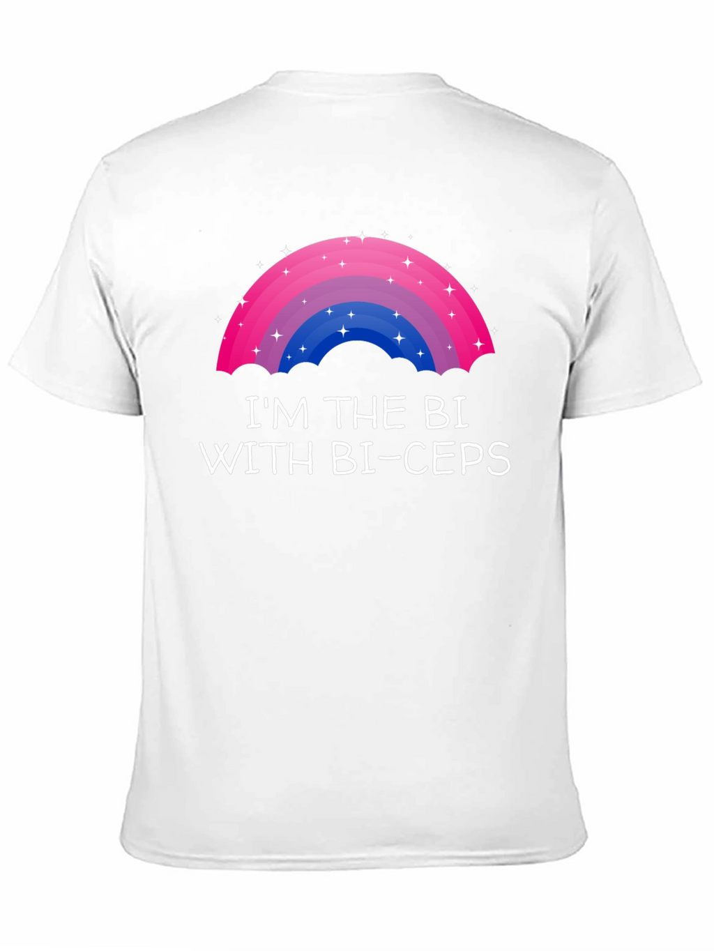 Bi Pride T-Shirt - Im the Bi with Bi-ceps