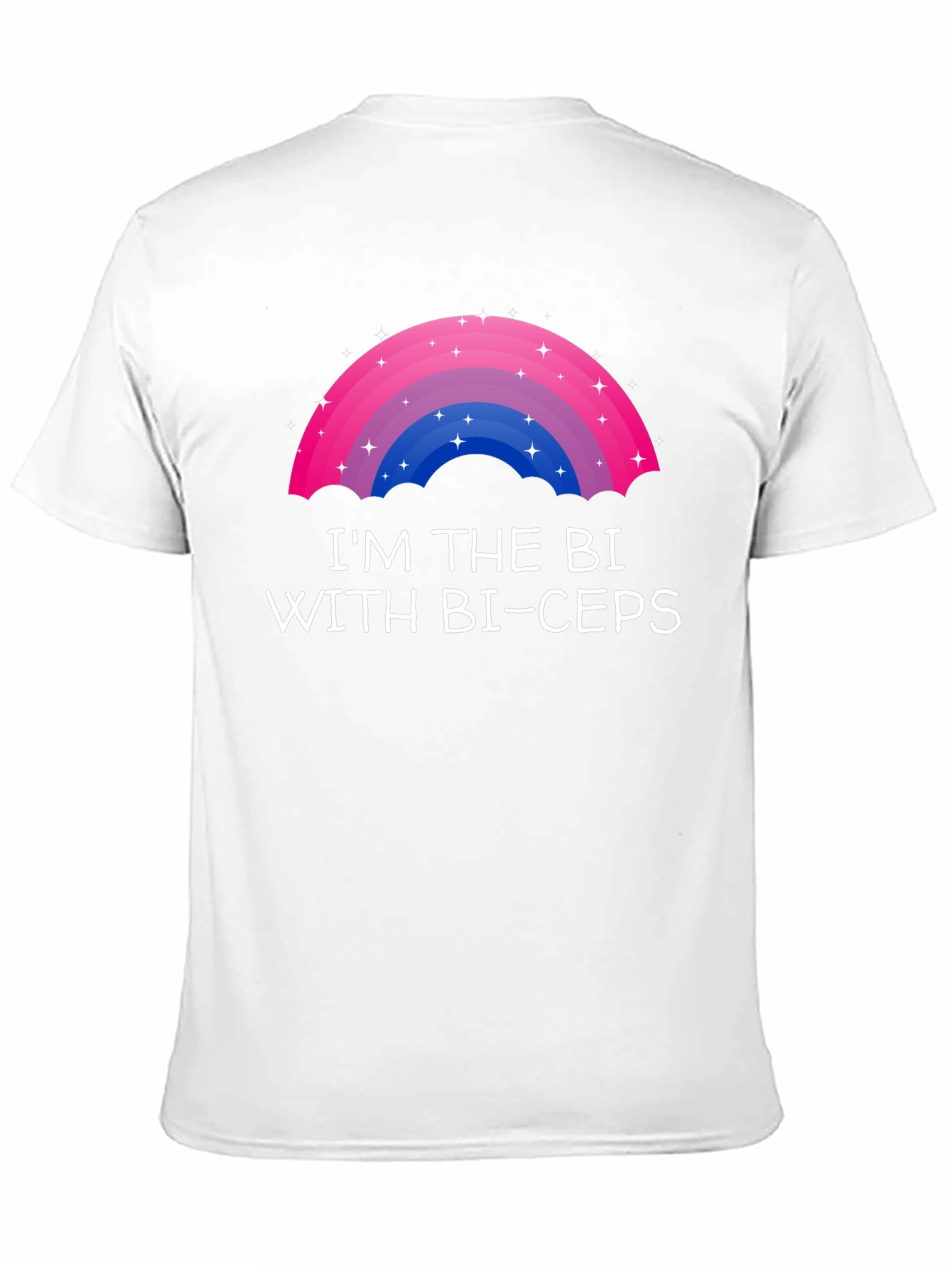 Bi Pride T-Shirt - Im the Bi with Bi-ceps