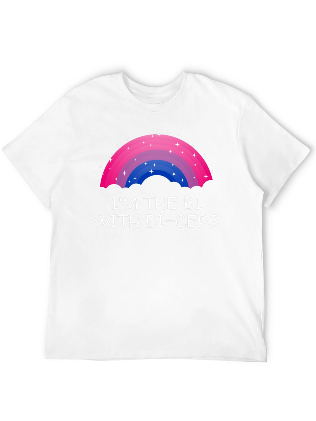 Bi Pride T-Shirt - Im the Bi with Bi-ceps