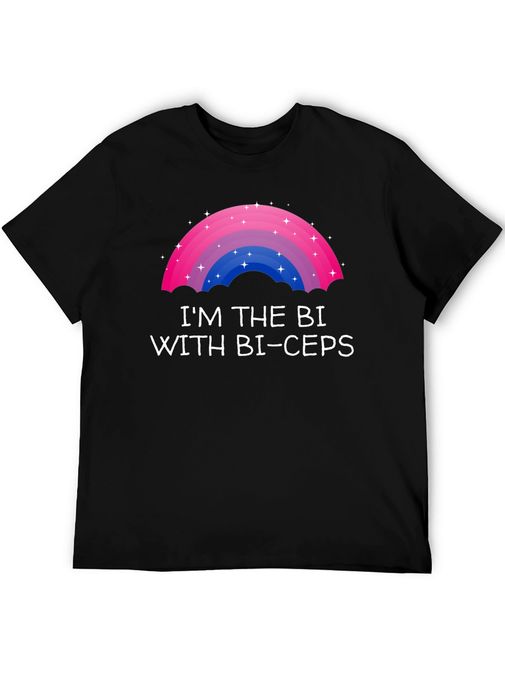 Bi Pride T-Shirt - Im the Bi with Bi-ceps