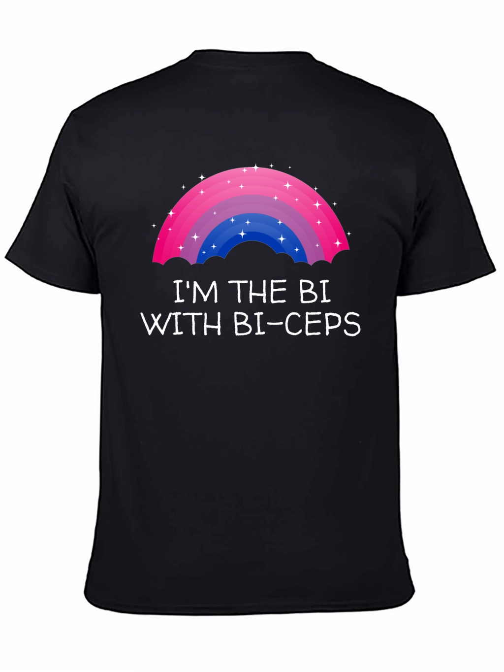Bi Pride T-Shirt - Im the Bi with Bi-ceps