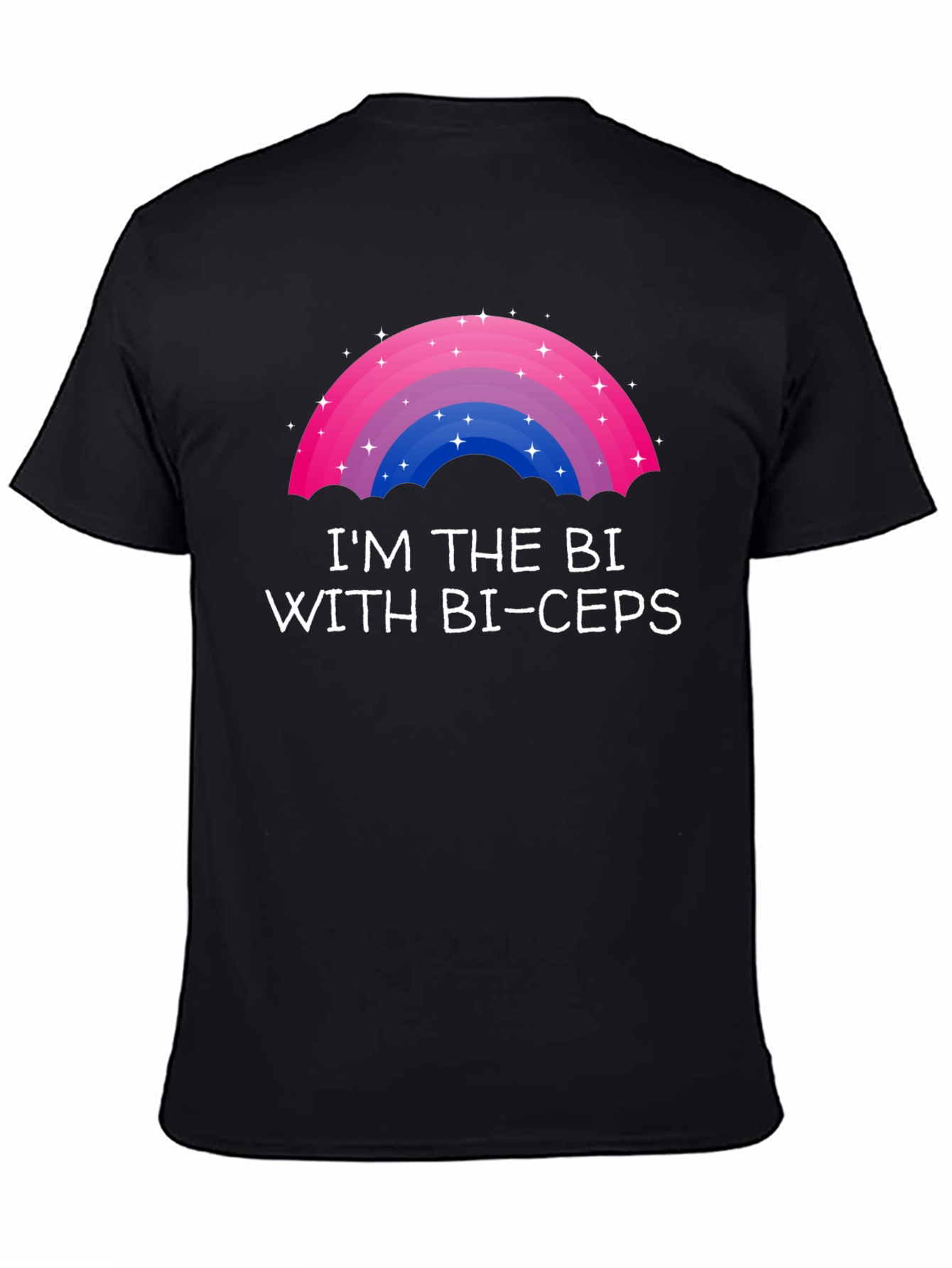 Bi Pride T-Shirt - Im the Bi with Bi-ceps
