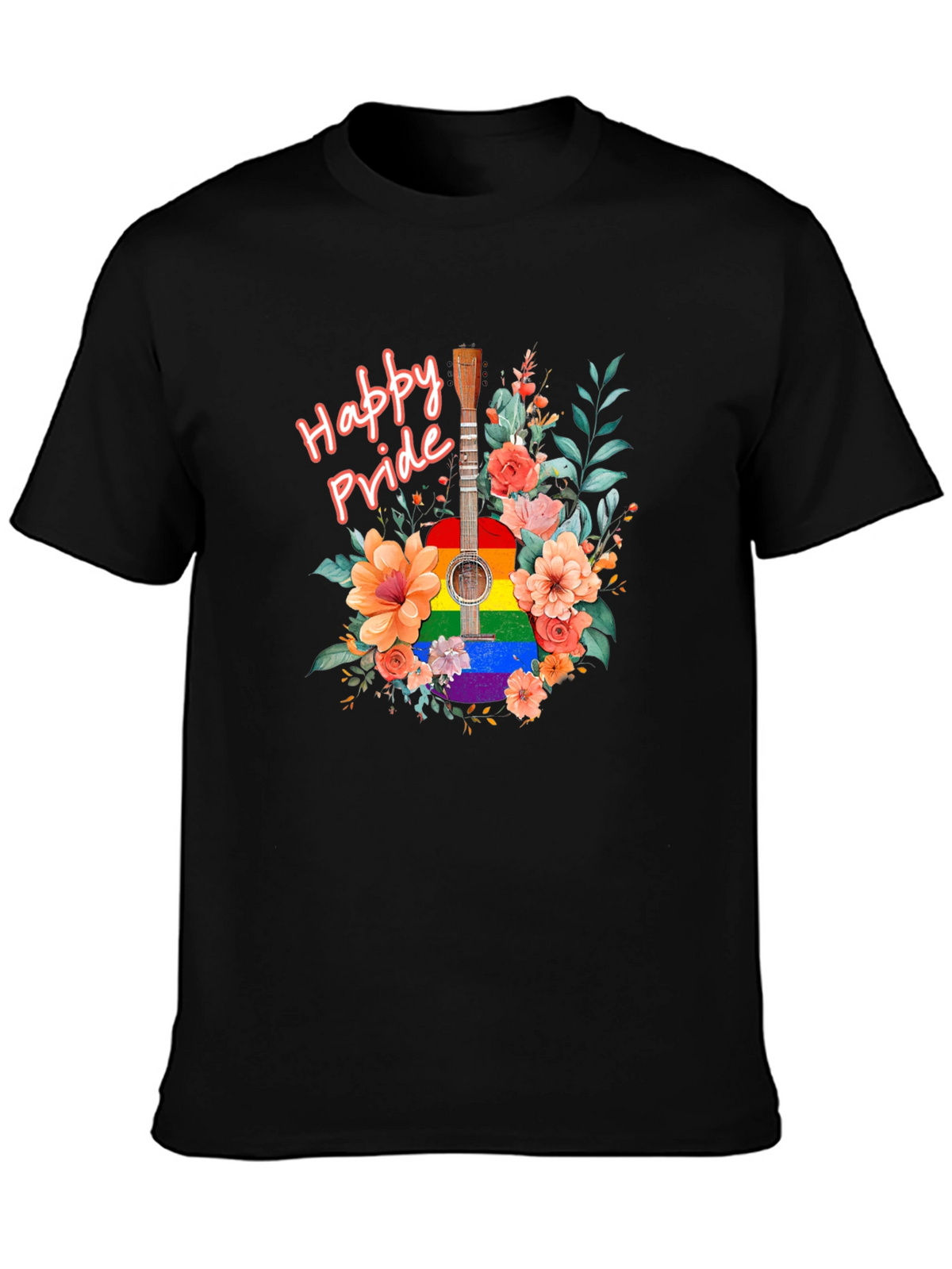 Happy Pride Guitar Graphic Tee