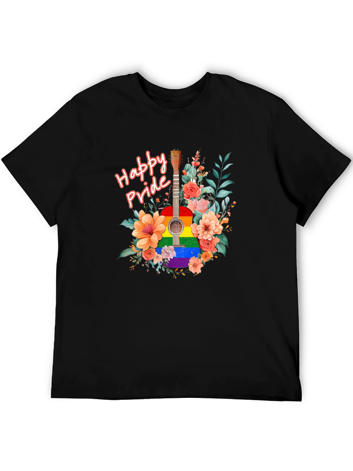 Happy Pride Guitar Graphic Tee
