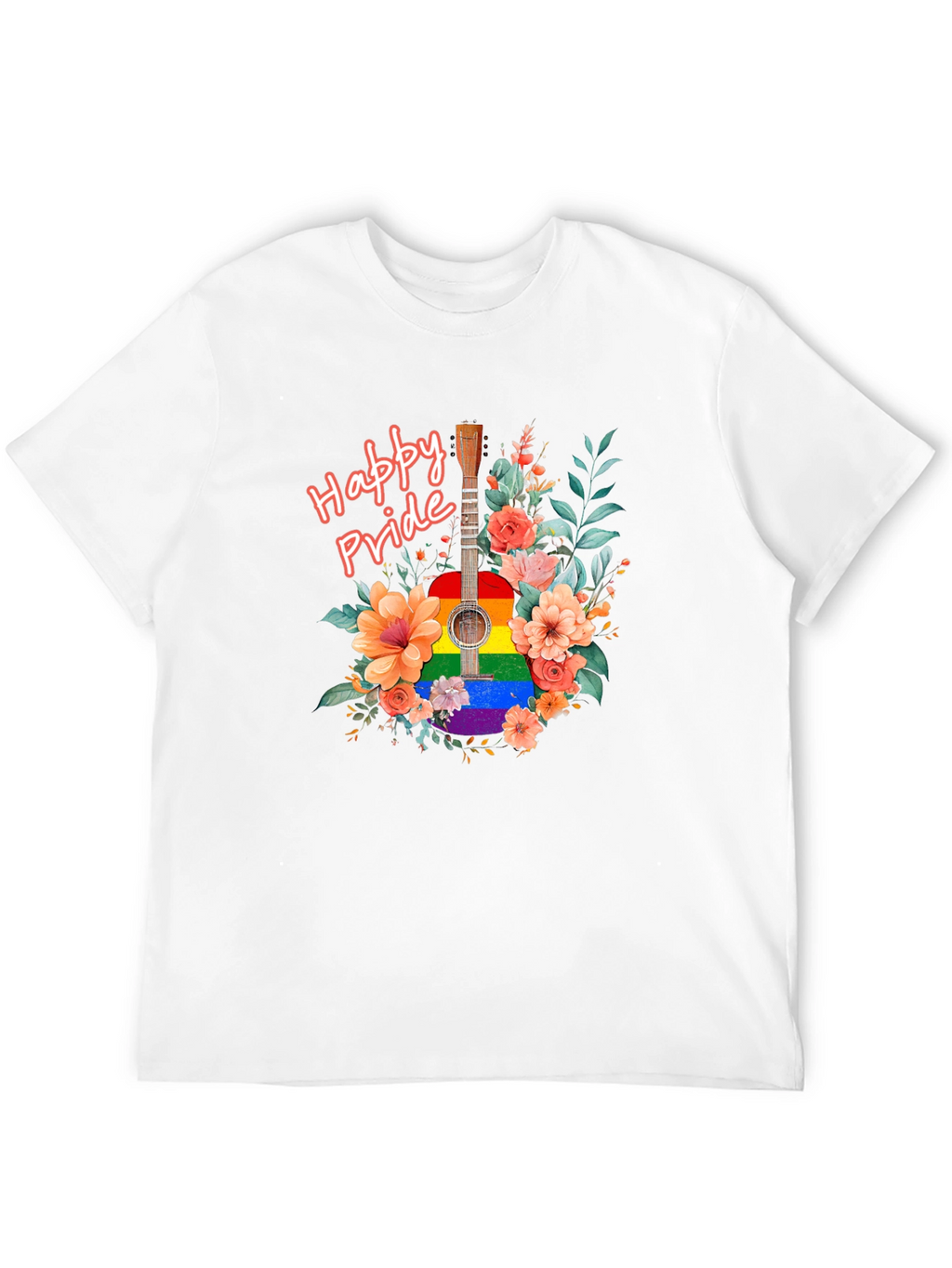 Happy Pride Guitar Graphic Tee
