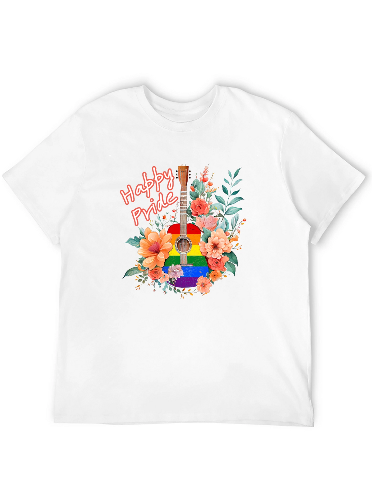 Happy Pride Guitar Graphic Tee