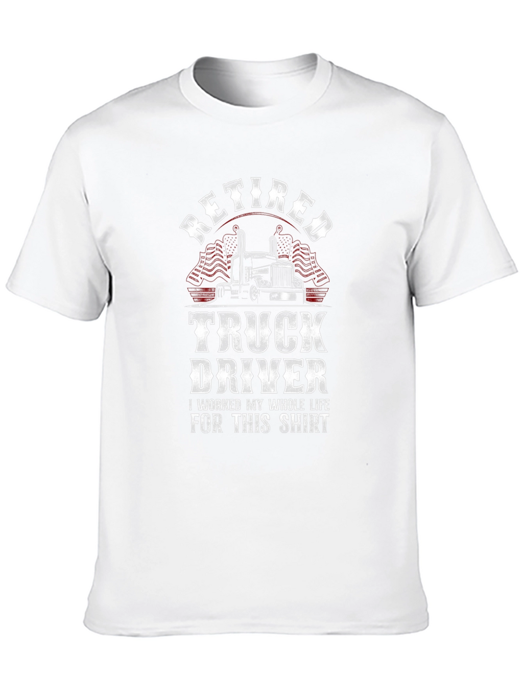 Retired Truck Driver Novelty Graphic T-Shirt