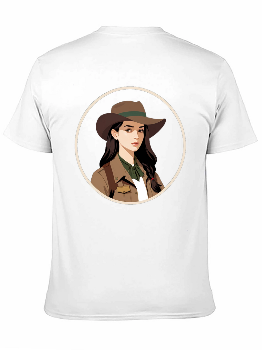 Adventurer Girl Graphic Tee - Black Unisex T-Shirt