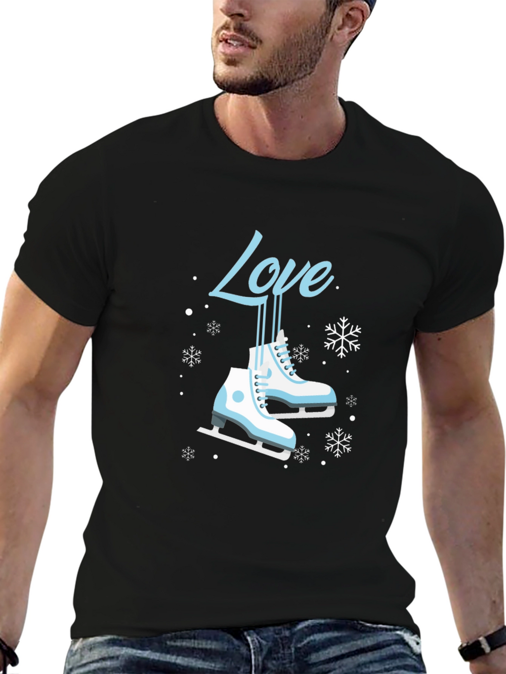 Love Ice Skating T-Shirt - Winter Sports Apparel