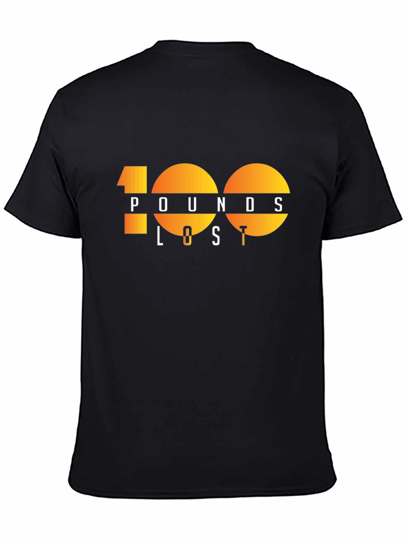 100 Pounds Lost Graphic Tee - Black