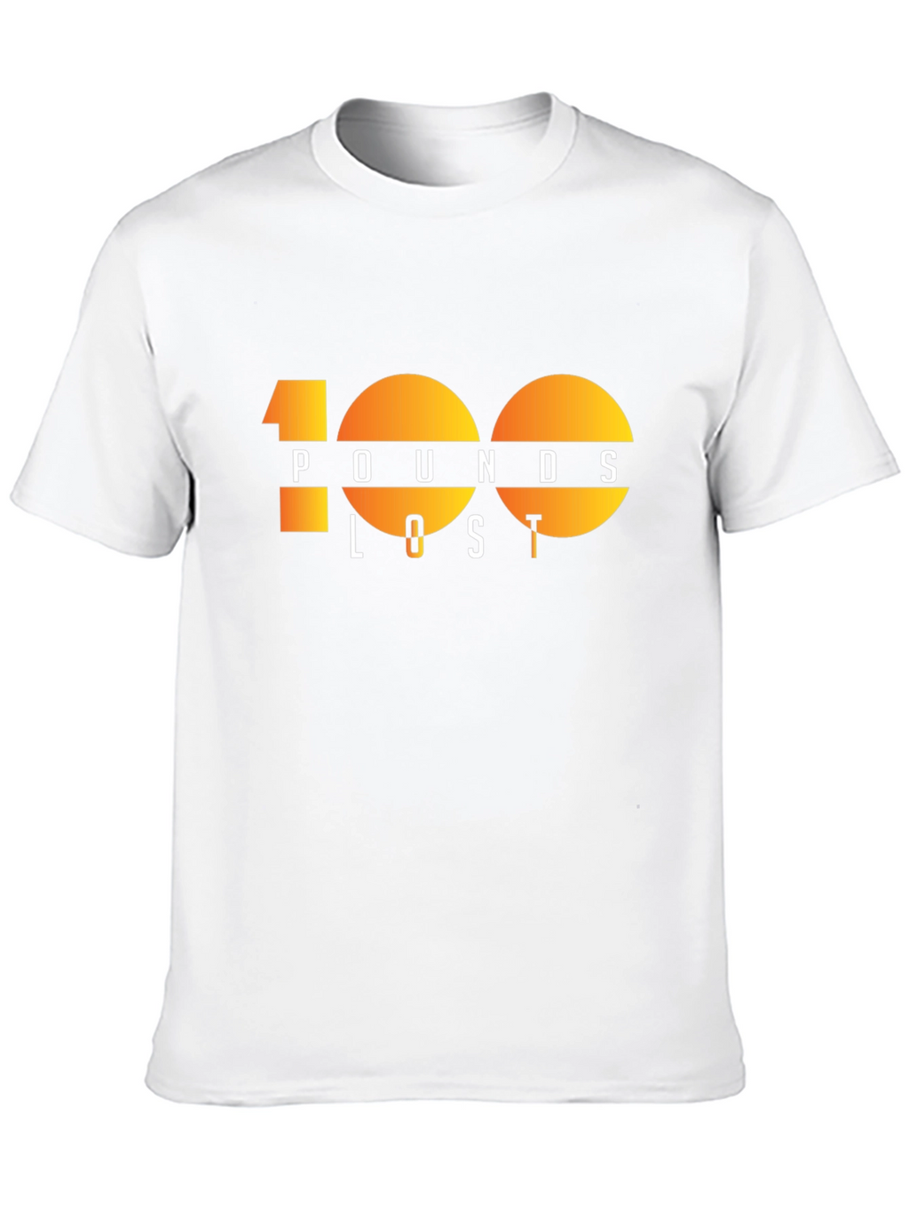 100 Pounds Lost Graphic Tee - Black