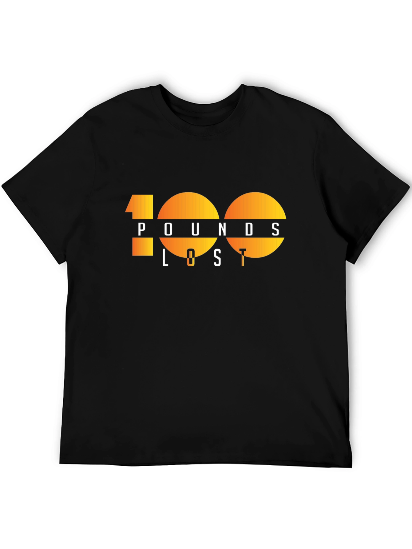 100 Pounds Lost Graphic Tee - Black