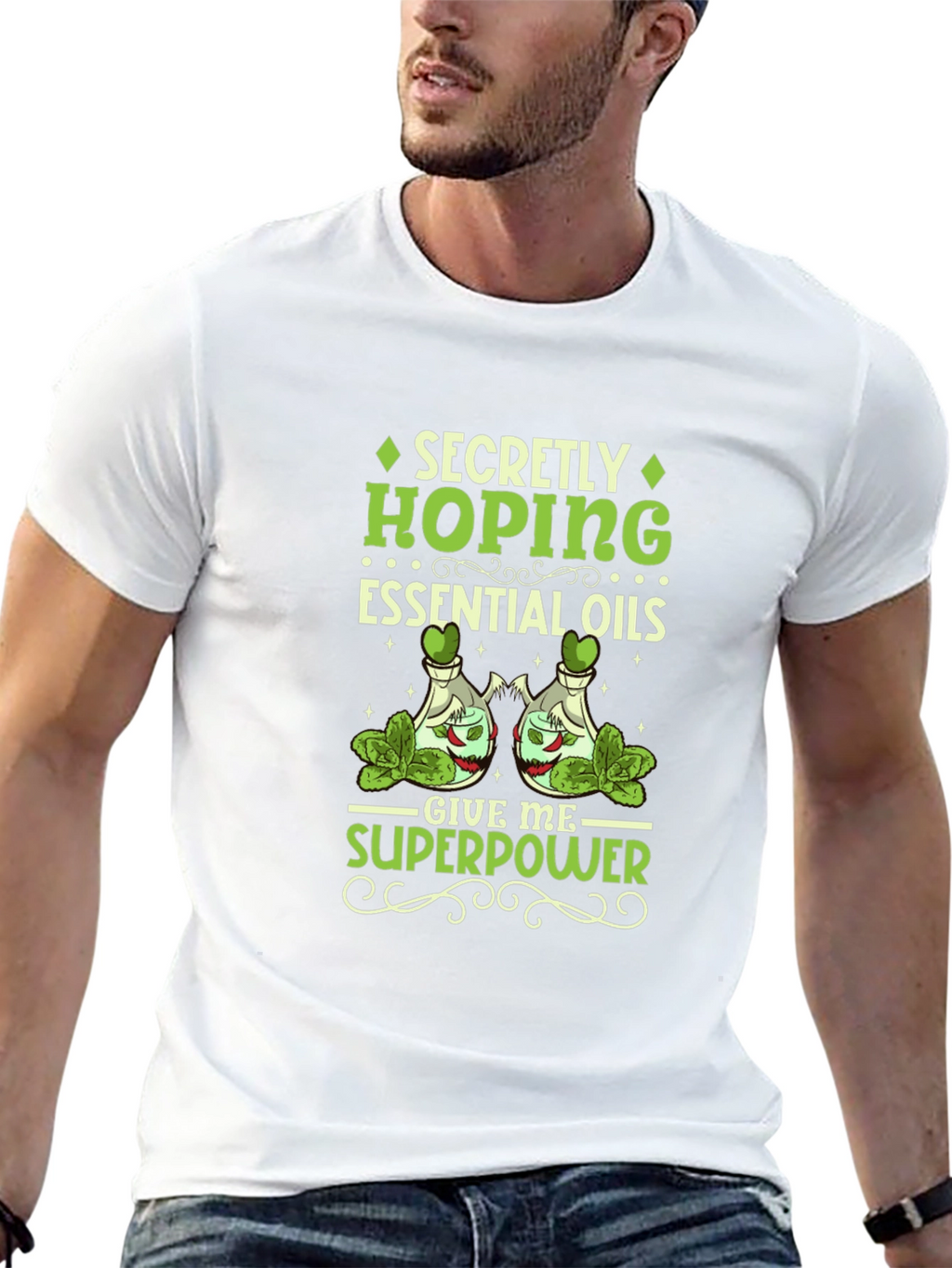 Essential Oils Superpower Graphic Tee