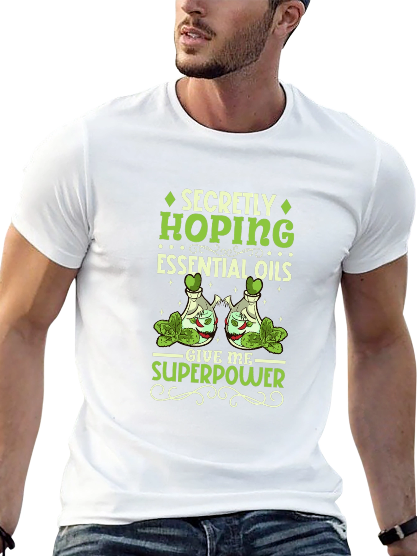 Essential Oils Superpower Graphic Tee