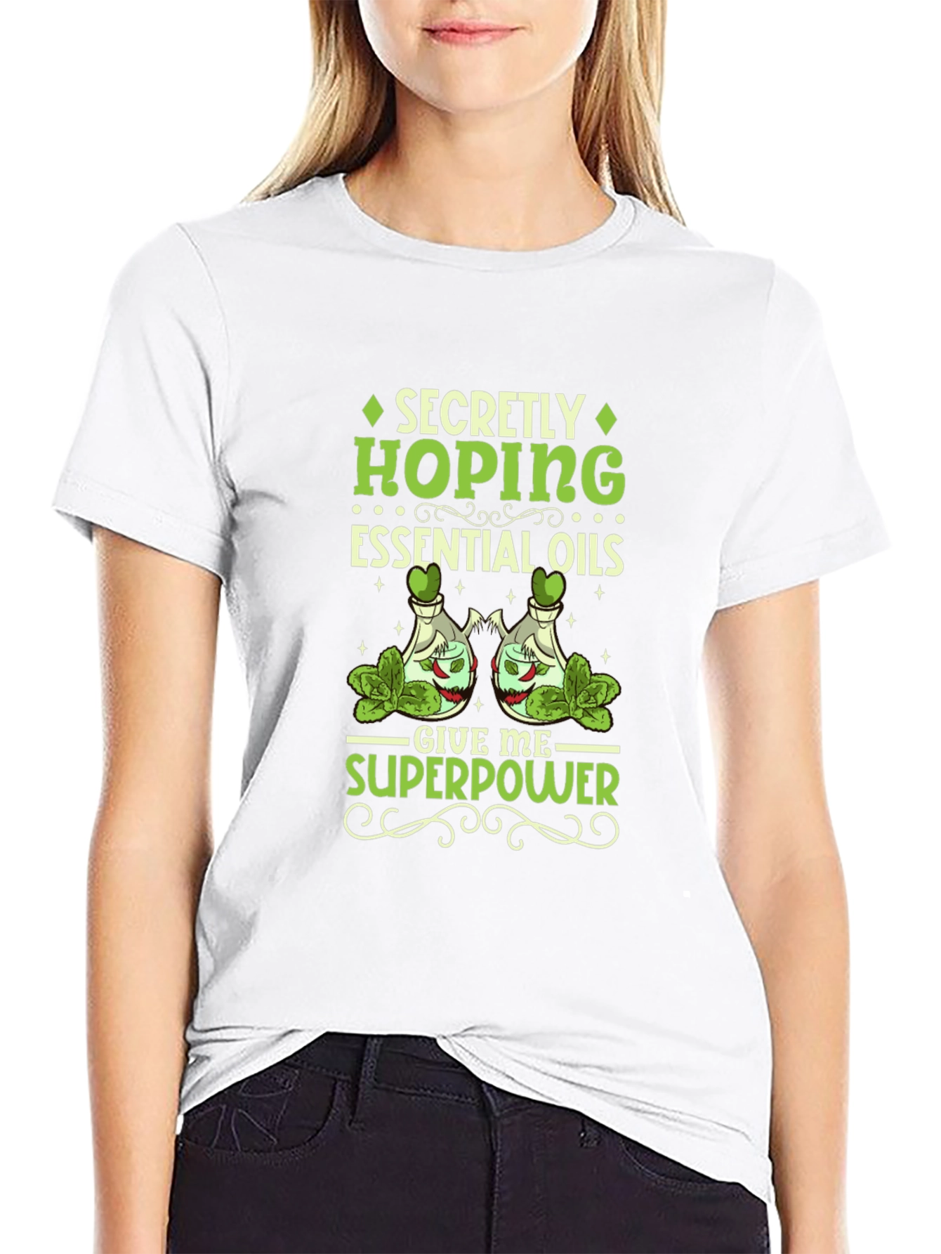 Essential Oils Superpower Graphic Tee