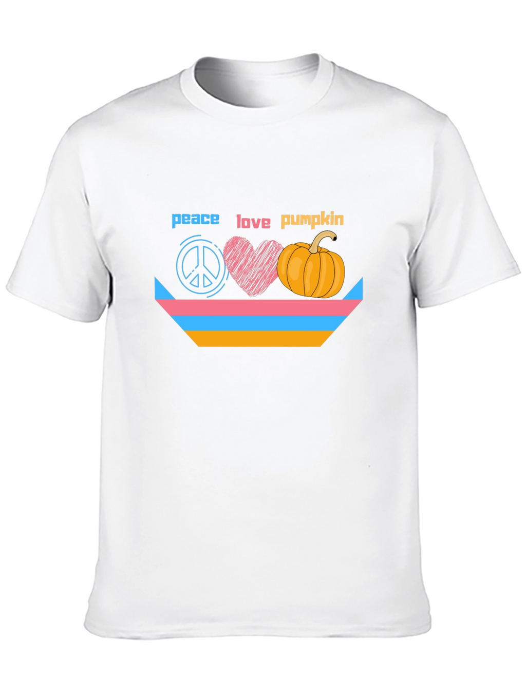 Peace Love Pumpkin Graphic T-Shirt