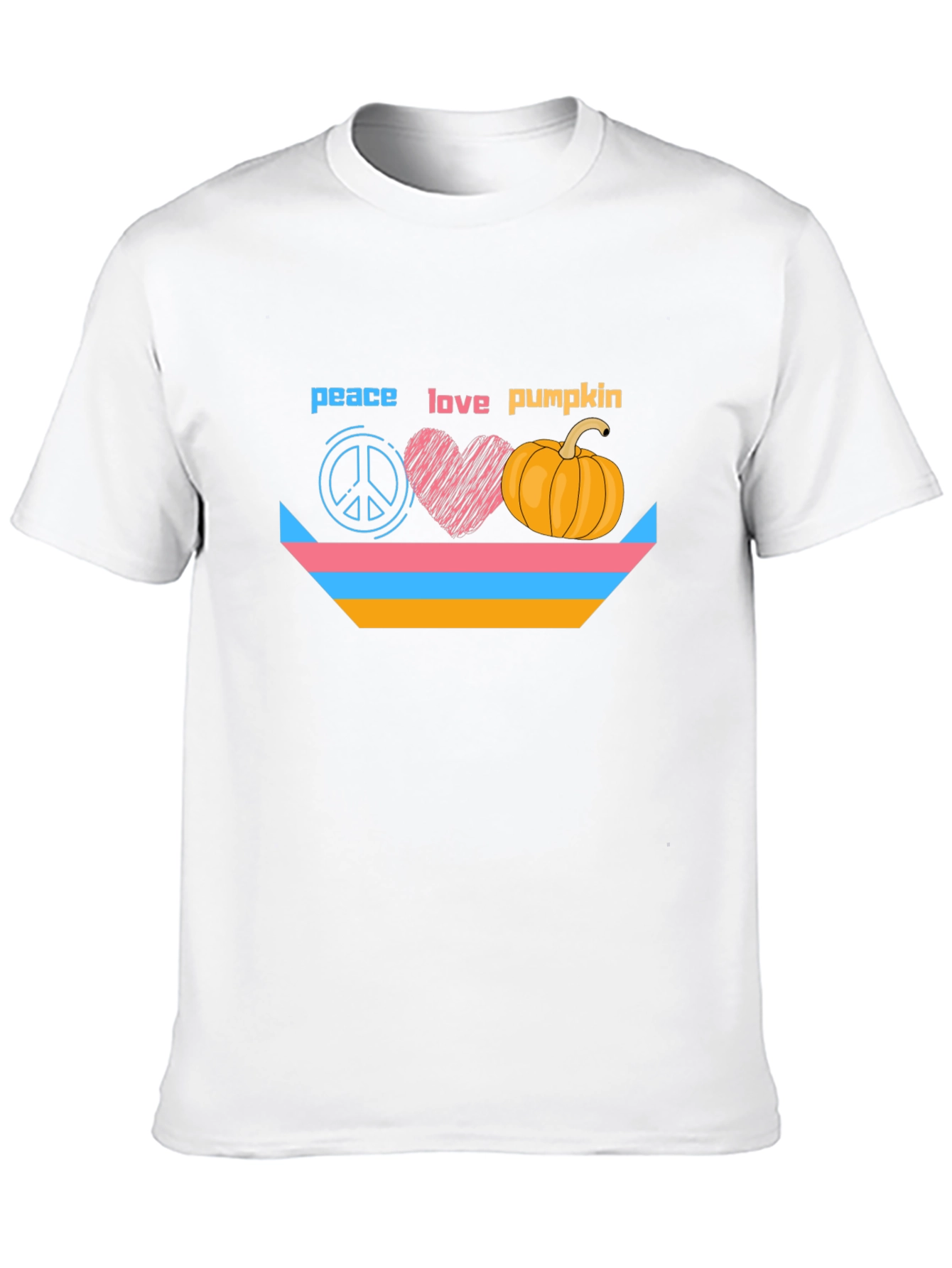 Peace Love Pumpkin Graphic T-Shirt