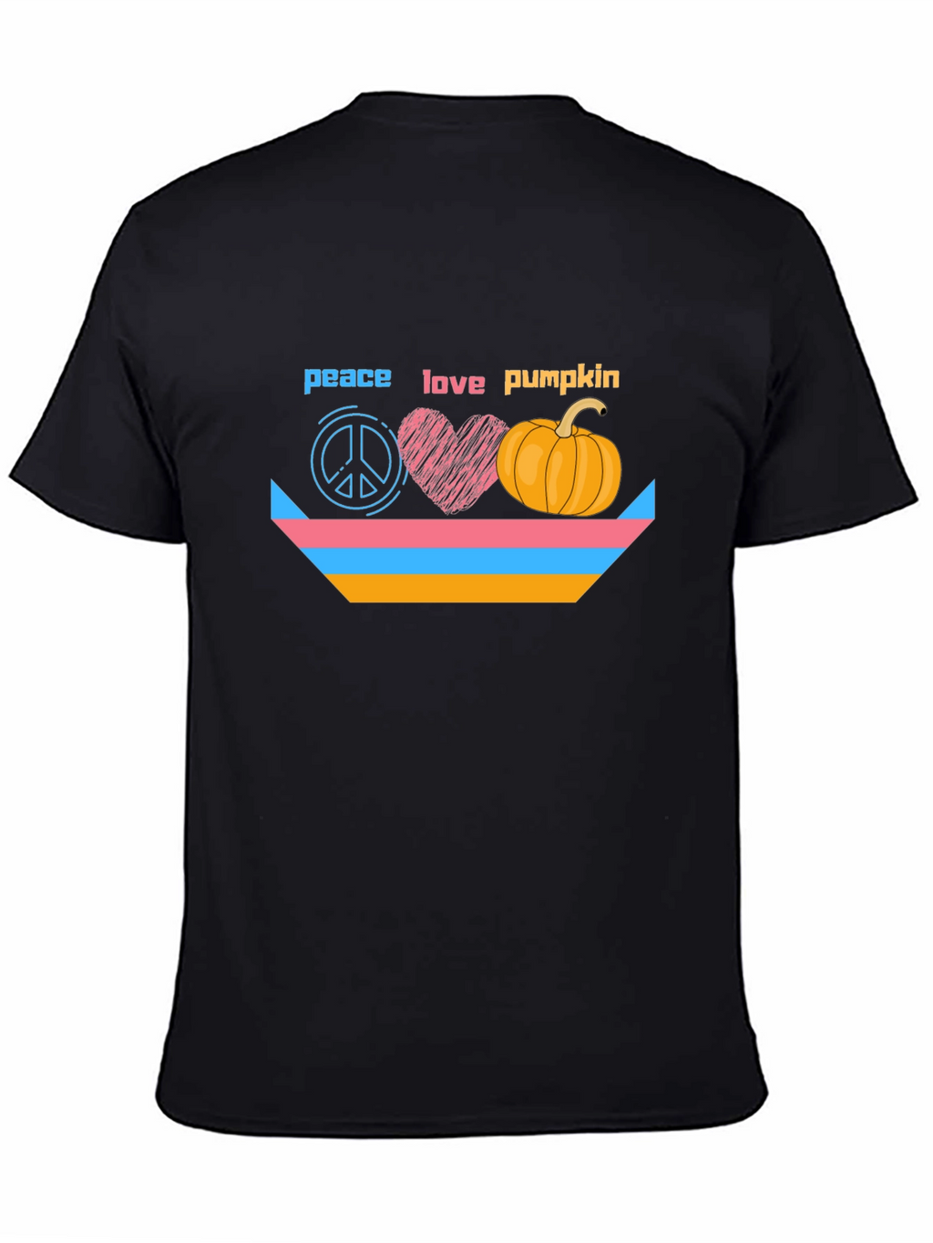 Peace Love Pumpkin Graphic T-Shirt