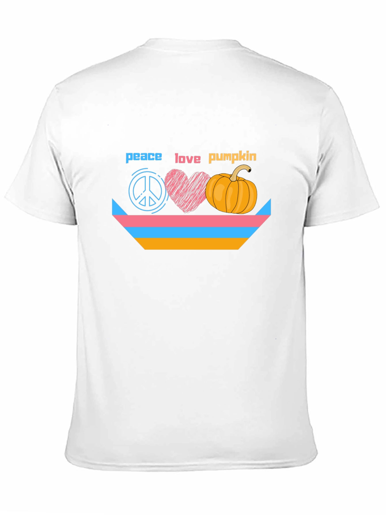 Peace Love Pumpkin Graphic T-Shirt