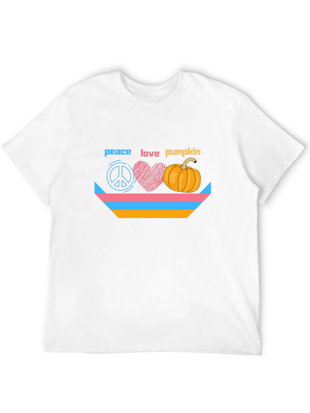 Peace Love Pumpkin Graphic T-Shirt