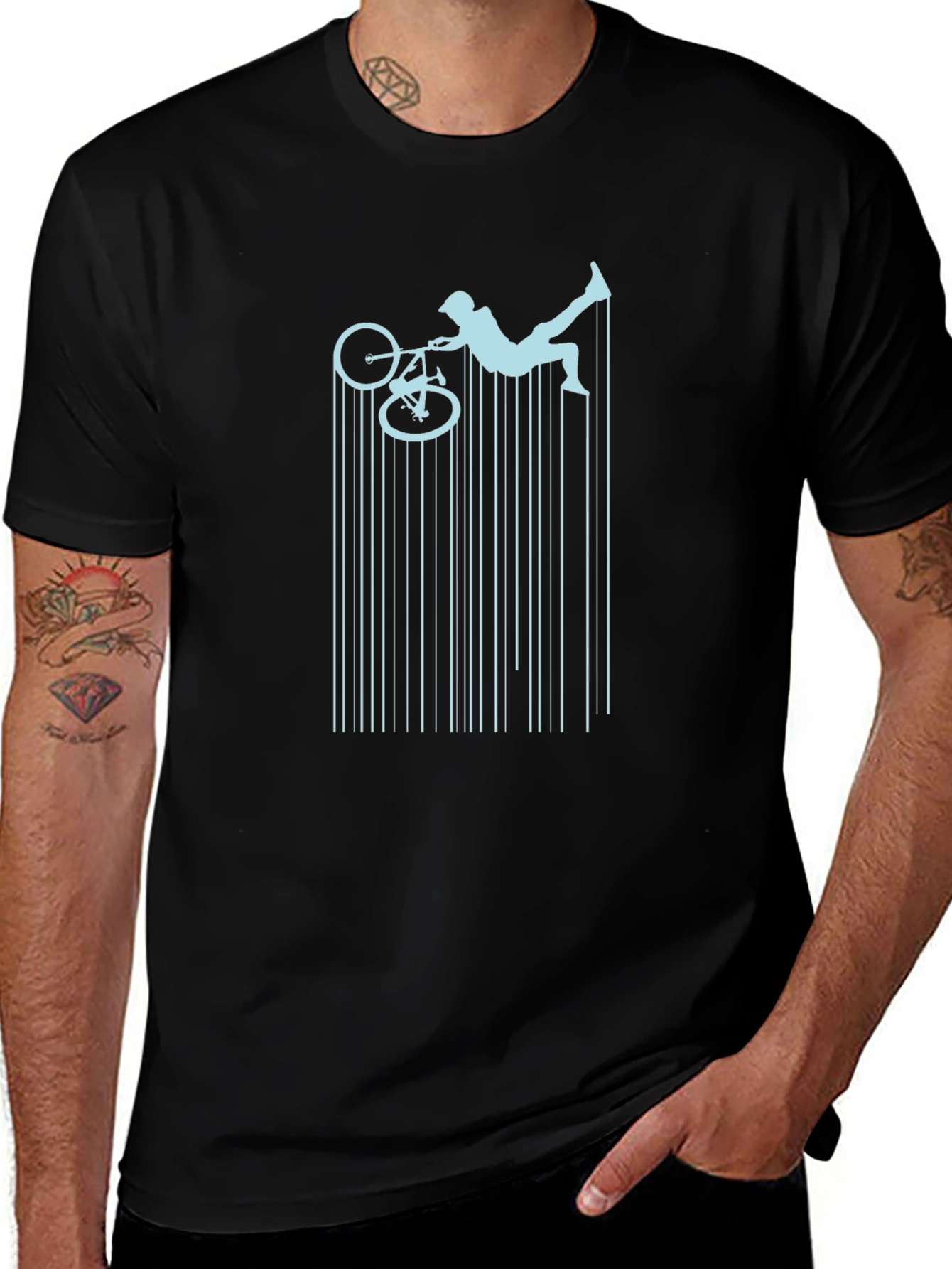 BMX Rider T-Shirt - Black