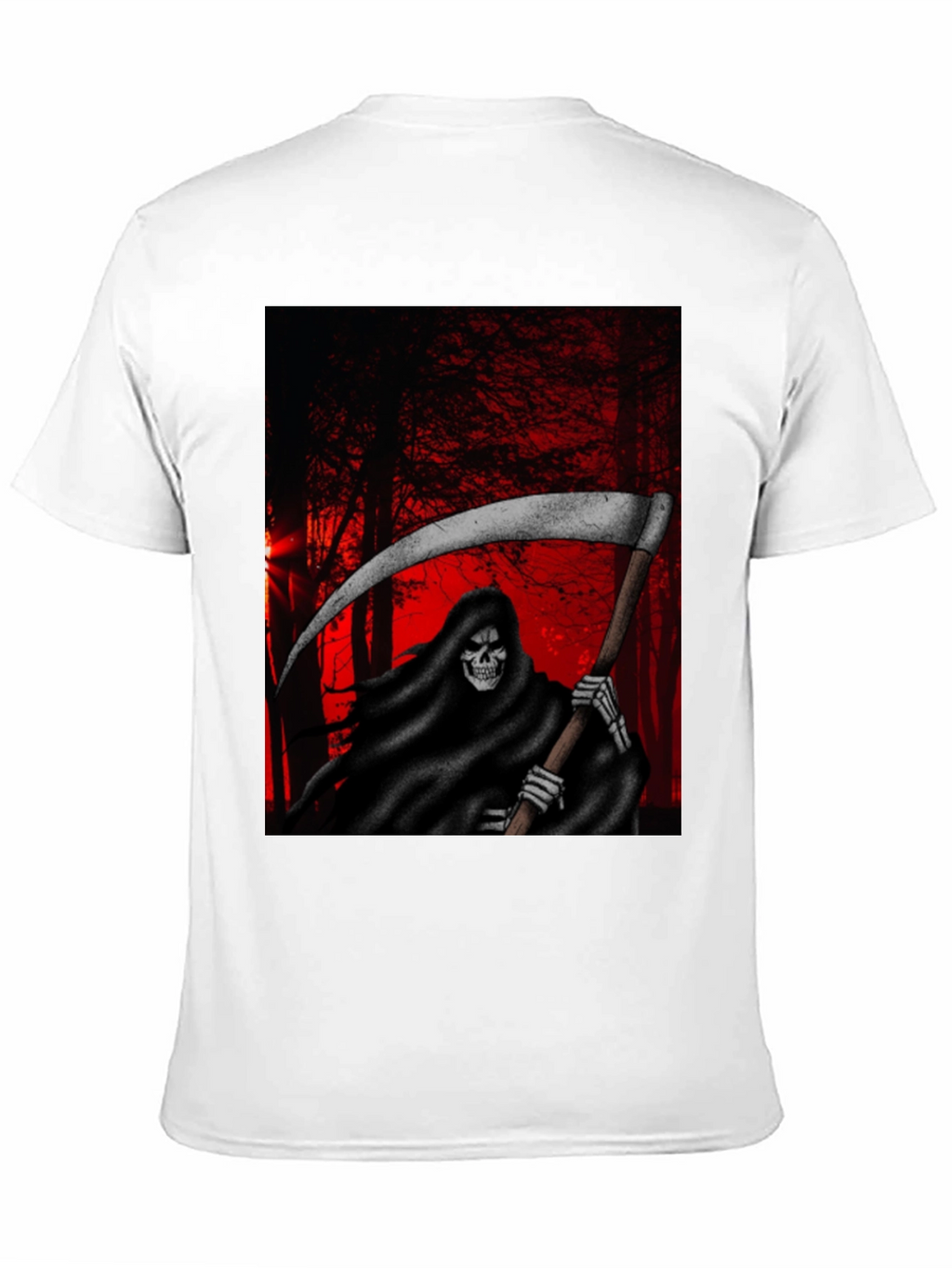 Grim Reaper T-Shirt - Dark Forest Design