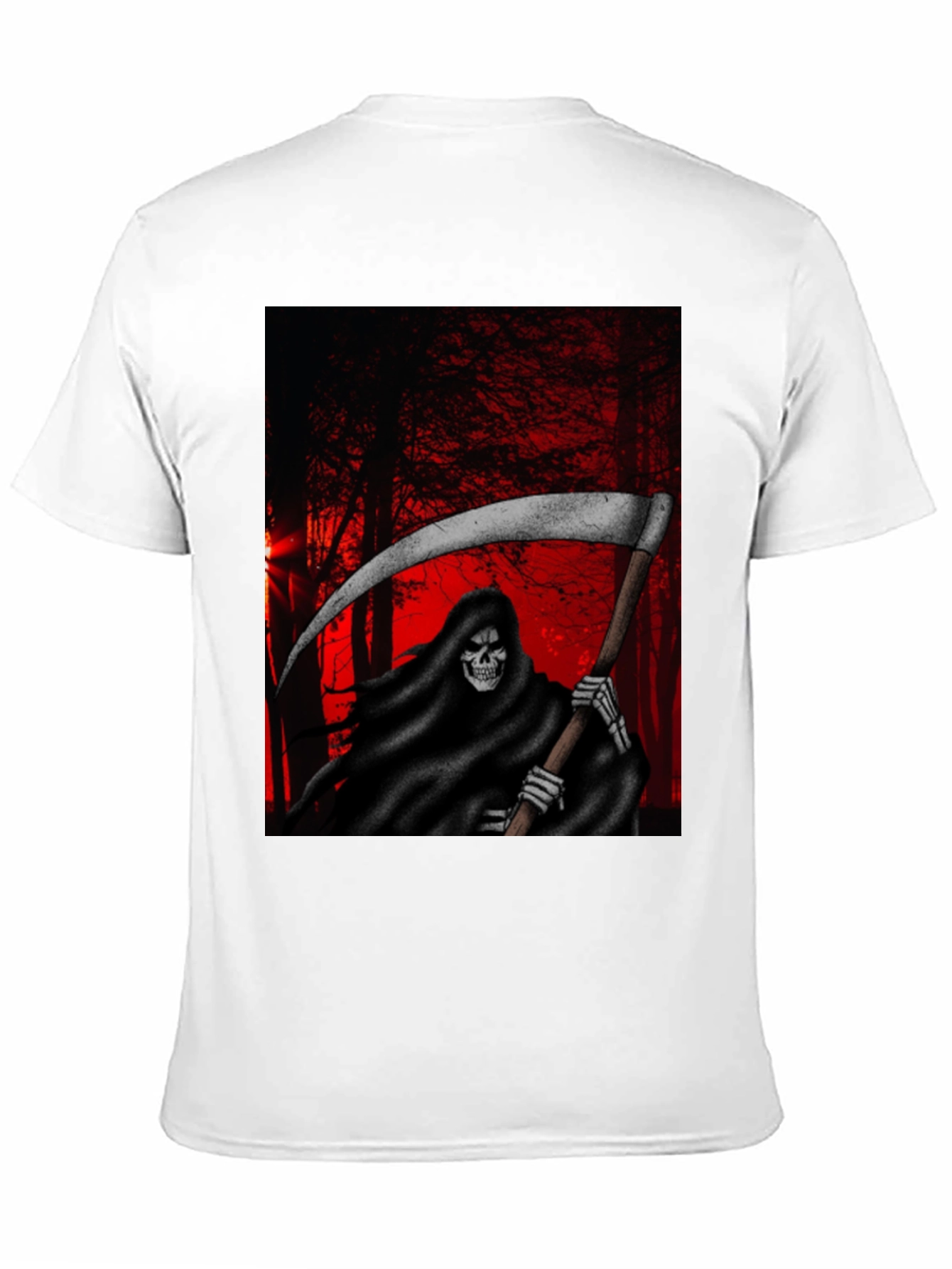 Grim Reaper T-Shirt - Dark Forest Design