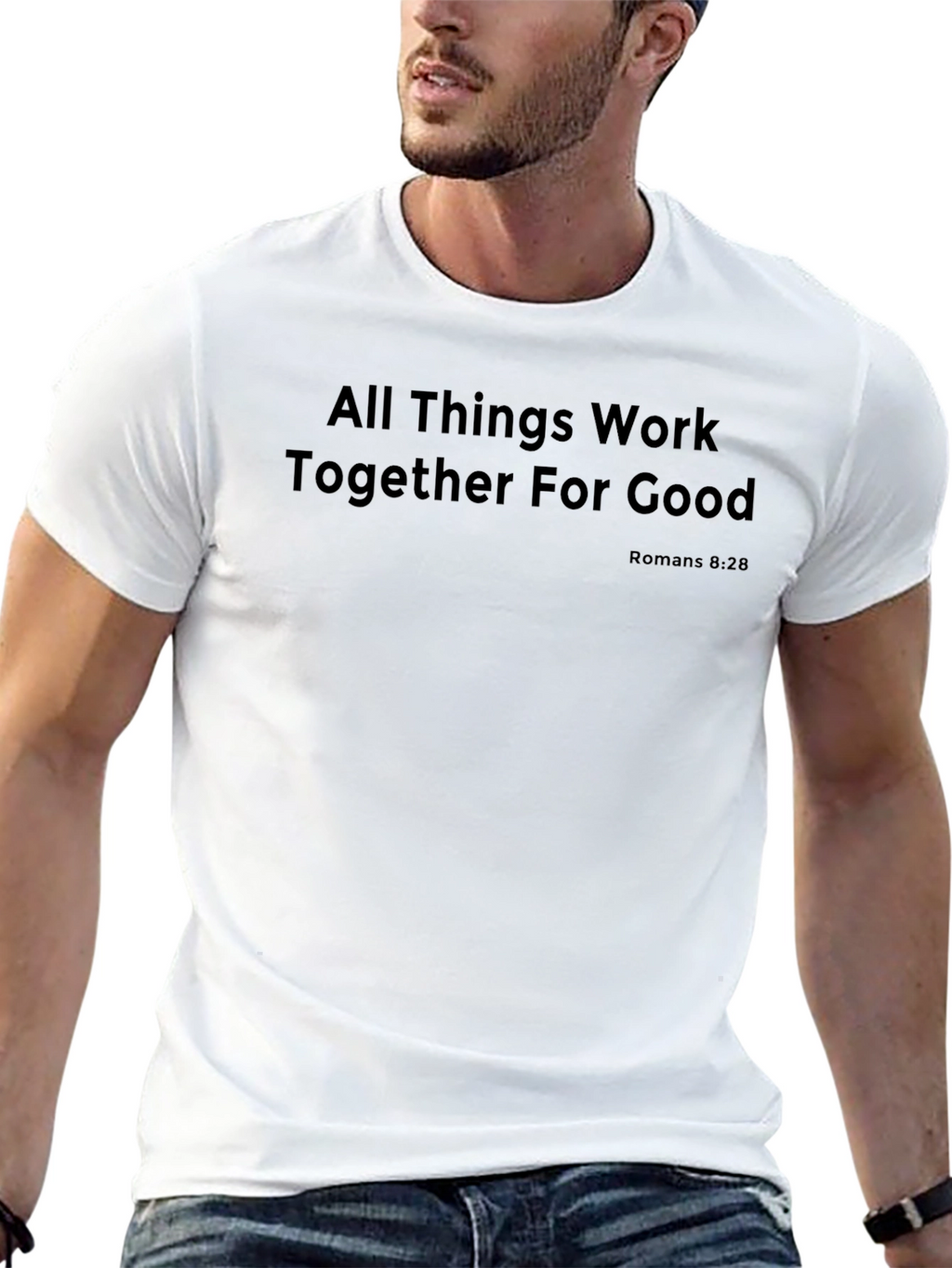 All Things Work Together Black T-Shirt
