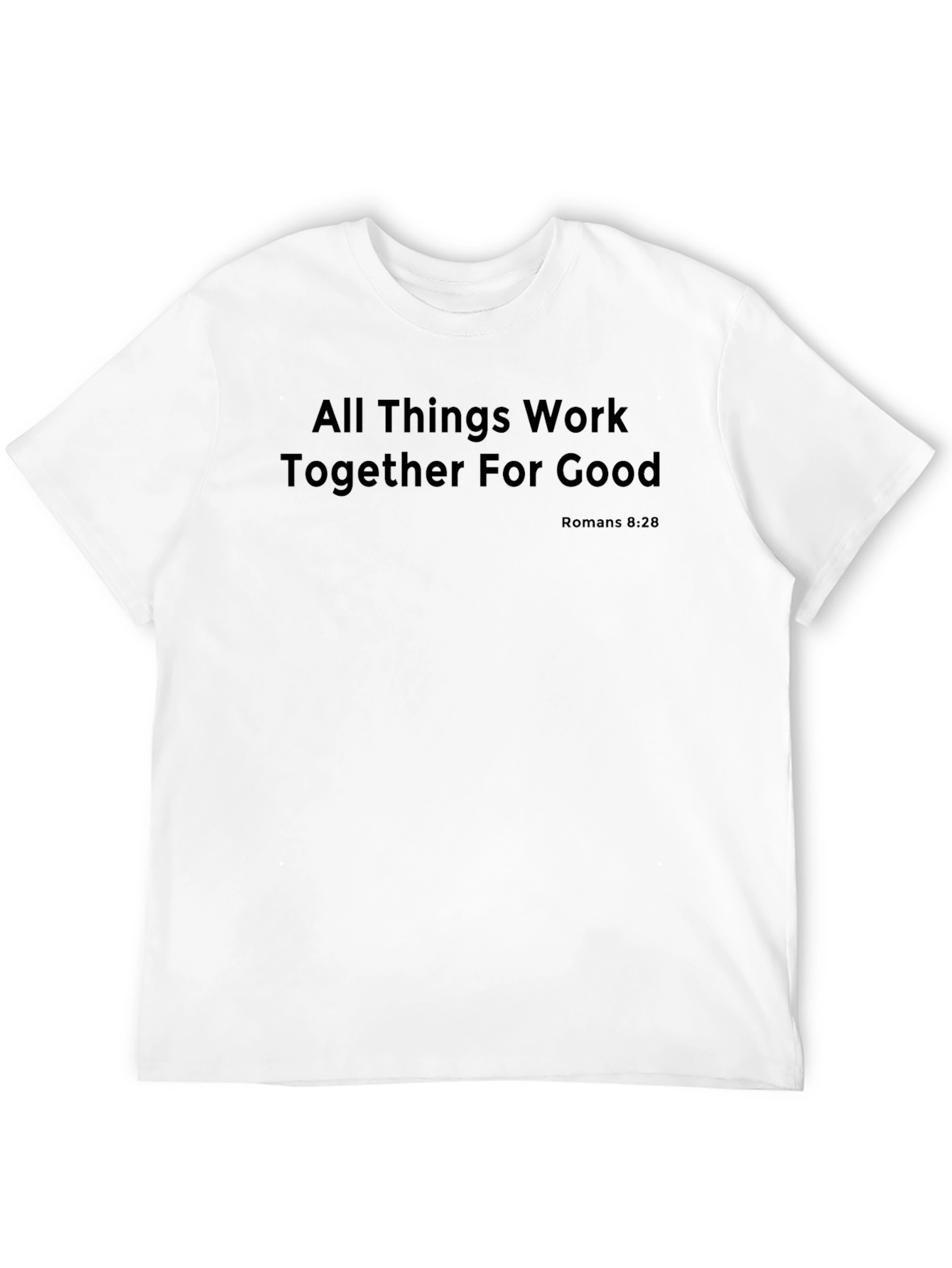All Things Work Together Black T-Shirt