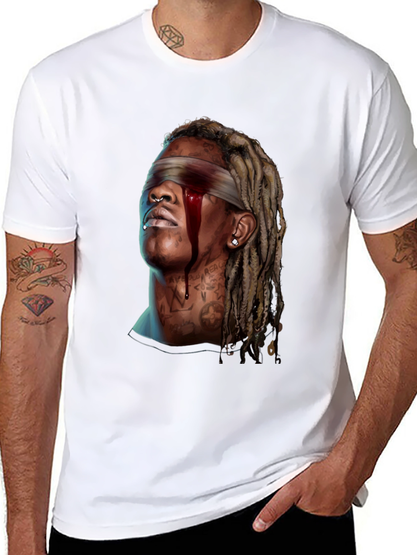 Young Thug Blinded Graphic T-Shirt