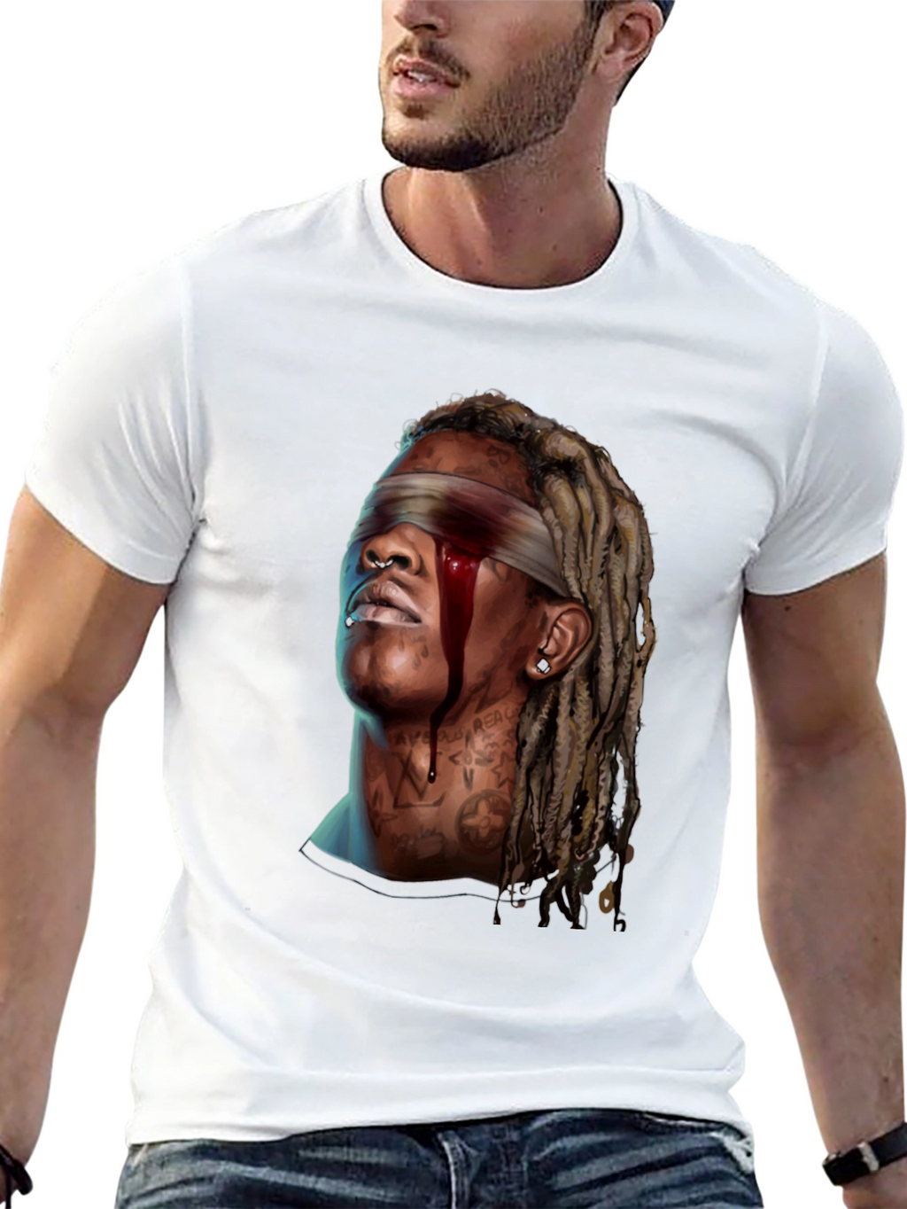 Young Thug Blinded Graphic T-Shirt
