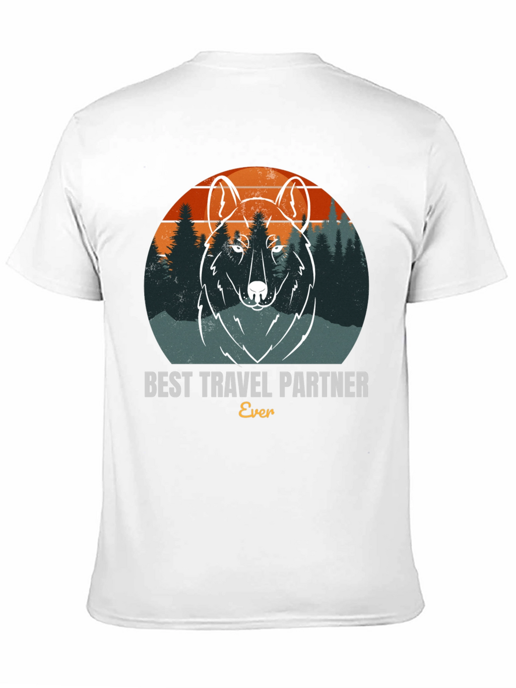 Best Travel Partner Wolf Graphic Tee