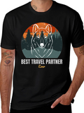 Best Travel Partner Wolf Graphic Tee
