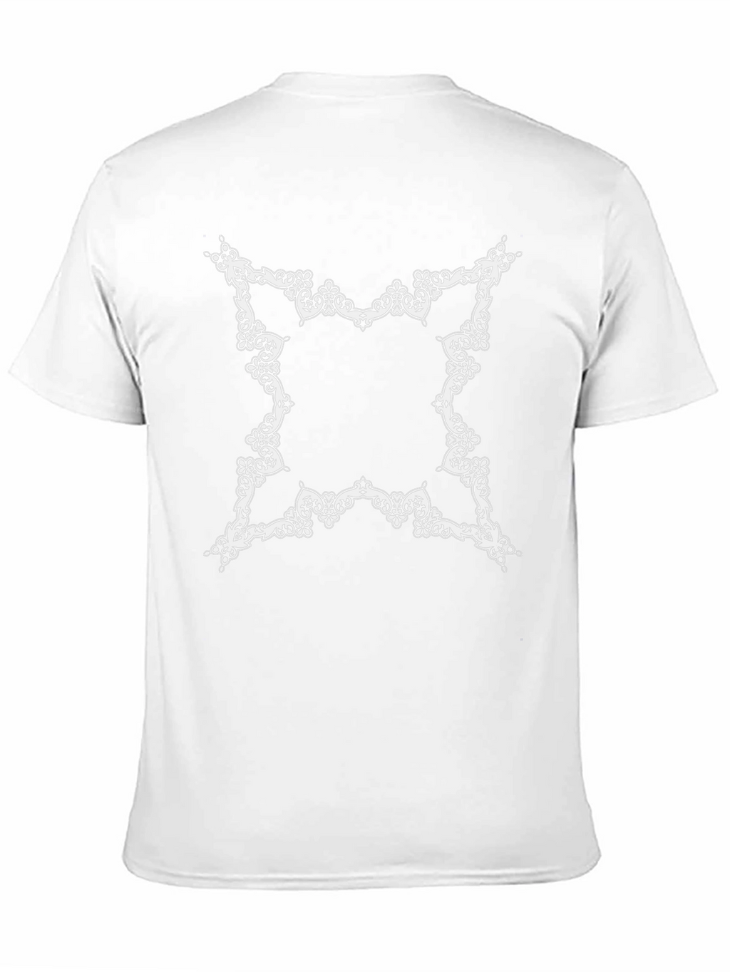 Elegant Ornate Frame Black T-Shirt